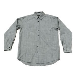 Sir Pendleton Gray Wool Button-up Shirt Size L Tall Long Sleeve Classic Heritage